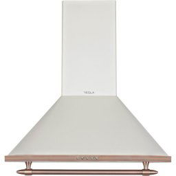 Hota Tesla decorativa DCR600AIP, Putere de absorbtie 630 m3/h, 3 trepte de viteza, Iluminare LED, 60 cm, Crem