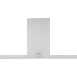 Hota decorativa Tesla DC900AX, T-shape, 630 m3/h, 1 motor 190W, 3 trepte, LED 2x2W, 90cm, Clasa B Inox