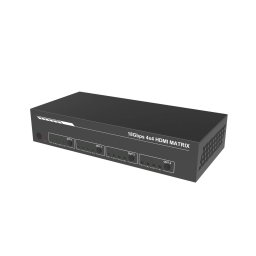 Matrix Switcher HDMI 2.0 4x4 cu Audio Extract, cu telecomanda