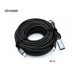Cablu USB Infobit, Activ, USB 3.0, 40m