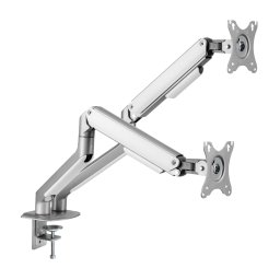 Suport monitor Spring Double Arm Blackmount LDT63-C024, 17"-32", max.9kg/brat, argintiu