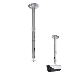 Suport proiector Blackmount, inaltime reglabila 30-60 cm, sarcina maxima 5 kg, montare perete/tavan, inclinare 0-360 grade, argintiu