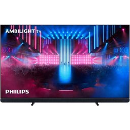 Smart TV Philips 55OLED909-12, OLED, 55 inchi, UltraHD 4K, HDR, Dolby Atmos, Ambilight, 3840 x 2160 pixeli, Antracit