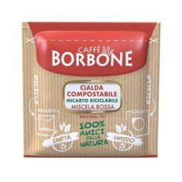 PADURI BORBONE ESPRESSO MISCELA ROSSA, BIODEGRADABILE , COMPATIBILE ESE44MM - 50 BUC.