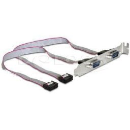 Delock Slot Bracket > 2 x Serial
