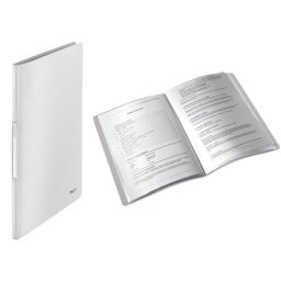 Mapa LEITZ Style, de prezentare, plastic PP, 20 de folii - alb arctic