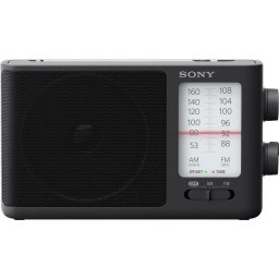 Radio portabil ICF506, FM/AM, Mufa casti, Negru