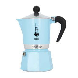 Espressoare pentru aragaz Rainbow, Albastru, Aluminiu, 3 Cesti
