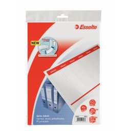 Accesorii birotica Etichete printabile autoadezive, pentru biblioraftul marmorat ESSELTE 50mm, 60buc/set
