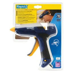 Rapid 5000444, Pistol de lipit GlueGun Rapid EG280, albastru, max 350W, debit 600g/h, 200°C, functional cu batoane de 12mm