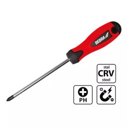 Şurubelnită în cruce Phillips PH2x100mm, CrV