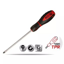 Şurubelnită plată 6x150mm,otel S2,mâner din 3-materiale