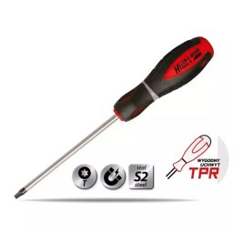 Şurubelnită Torx T30x100mm,otel S2,mâner din 3-materiale