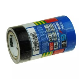 Bandă izolatoare electrică PCV mix 19mmx3m set 6 buc.