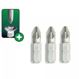 Capete de şurubelnită Pozidriv PZ3x25mm, 3buc blister