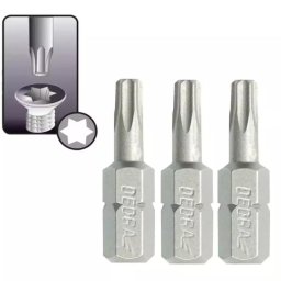 Capete de şurubelnită Torx T10x25mm, 3buc blister