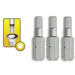 Capete de şurubelnită Hex H5x25mm, 3buc blister
