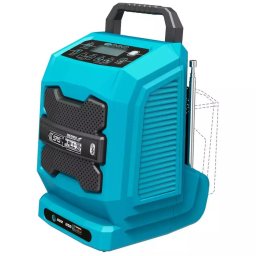 Radio cu acumulator bluetooth, priză USB 18V