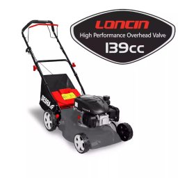 Masină de tuns iarbă alimentată cu benzină cu actionare139cc Loncin,43cm