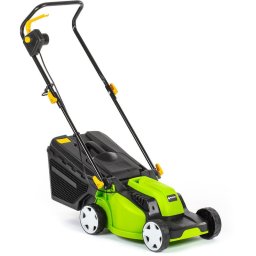 Masina de tuns iarba electrica FZR 2025-E 1300 W, latime taiere 32 cm, 30 l, verde / negru