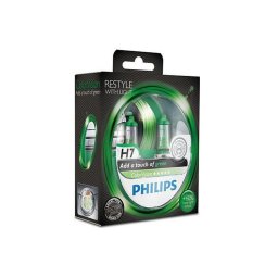 Bec halogen H7 12V 55W Colorvision lumina tenta verde, Cutie-Box: x2 bucati