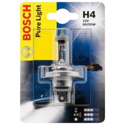 Bec halogen H4, 12V, 55W - Pure Light - Blister x1 bucata