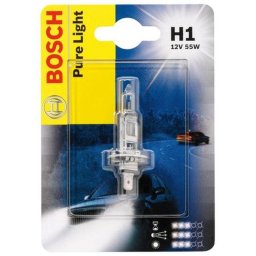 Bec halogen H1, 12V, 55W - Pure Light Blister x1 bucata