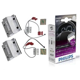 CANbus 5W pentru lampi LED 12V 1W folosite ca lumini de semnalizare. Contine 2 rezistente pentru 2 leduri retrofit W5W