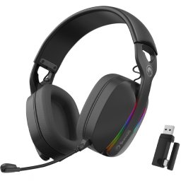 Casti Stereo 2.4GHz Bluetooth multiplatforma Negru