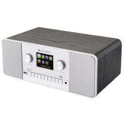Internet radio cu telecomanda IR 257 BTDAB 2x5W DAB+/FM LCD Bluetooth Argintiu