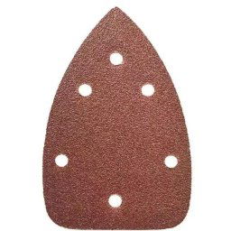 Hârtie abrazivă Delta 140x140x80mm, 80gr, velcro, set 5 buc.