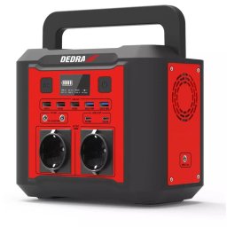 Powerstation DEZS0300, 500 W, 296 Wh, Negru/Rosu