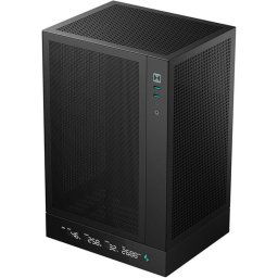 Carcasa R-CH170-BKNPI0D-G-1, Fara sursa, Mini Tower, Mini ITX, Negru