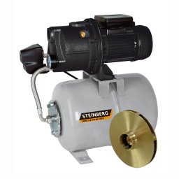 hidrofor 1350W 24ltr 5640L/h T.I.P. HWG 94/48-M-1350 rotor din bronz aspirare 9m, refulare 48m 4.8bar (1")25mm