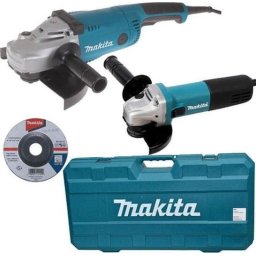 GA9020 + 9558HNR - Polizor unghiular, 2200 W, 230 mm + Polizor unghiular, 840 W, 125 mm, valiza plastic