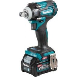 TW005GD201 XGT - Masina de insurubat cu impact cu 2 acumulatori, Li-Ion, 40 V, 2.5 Ah, patrat 1/2 inch, 350 Nm, M10-M20, valiza speciala