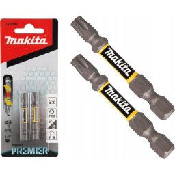 E-03361 Set 2 biti Impact Premier T30 50mm, prindere hexagon 1/4