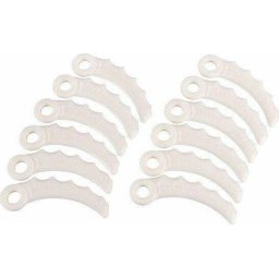 198426-9 - Cutite din plastic pentru motocoase, 12 bucati