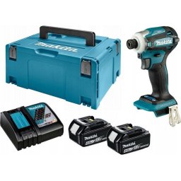 DTD173RTJ - Masina de insurubat cu impact cu 2 acumulatori, Li-Ion, 18 V, 5 Ah, 180 Nm, M5-M16, valiza speciala