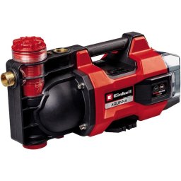 Pompa de gradina pe acumulator 18 V, debit maxim 3000 l/h, 2 sloturi pentru acumulatori, durata dubla de functionare, mod ECO/boost, pre-filtru, fara acumulator/ incarcator