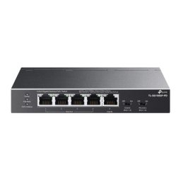 Switch TL-SG1005P-PD, 5 porturi, PoE+, Negru