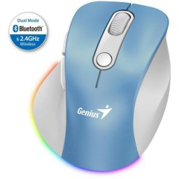 Mouse 31030039401, Fara fir, Bluetooth, 2400 dpi, Albastru