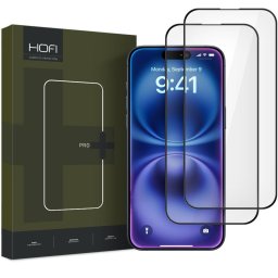 GLASS GLASS PRO+ 2-PACK CASES FOR IPHONE 16 BLACK