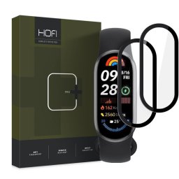 HYBRID GLASS HOFI HYBRID PRO+ PACHET DE 2 BRĂȚARE INTELIGENTĂ XIAOMI 9 / 9 NFC NEGRU