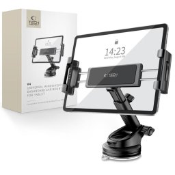 Suport auto tableta Tech-Protect V4, parbriz si bord, universal, negru