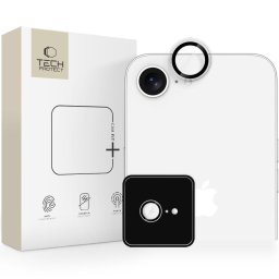 Protecție cameră Tech-Protect Camring Fit Plus pentru iPhone 16E, inel protecție lentile, transparentă