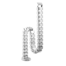 Canal cablu flexibil Blackmount CC10-1, 1300 x 67 x 35 mm, Silver
