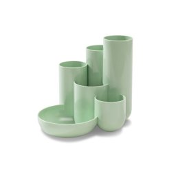 Accesorii birotica Suport pentru instrumente de scris HAN Campus, 5 compartimente - verde pastel