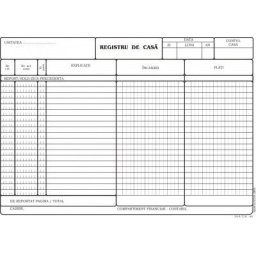 Accesorii birotica Registru casa autocopiativ, format A4, 50 set/ carnet