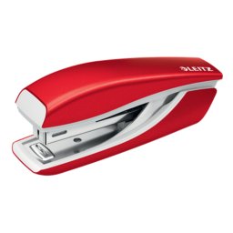Accesorii birotica Capsator metalic LEITZ WOW 5528 MINI NeXXt Series, 10 coli, 1000 capse P2 incluse, rosu